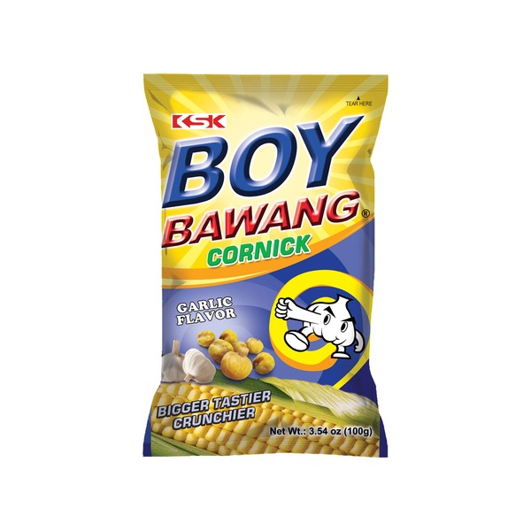BOY-BAWANG CORN SNACK GARLIC 100G