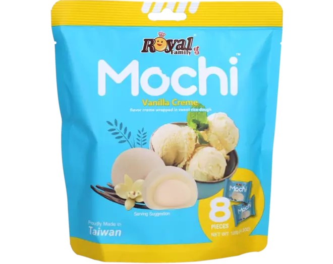 ROYAL FAMILY MOCHI VANILLA CREME 120G