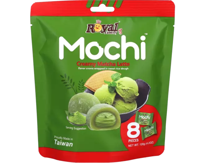 ROYAL FAMILY MOCHI CREAMY MATCHA LATTE 120G
