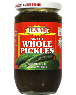 RAM SWEET WHOLE  PICKLE RELISH 270G