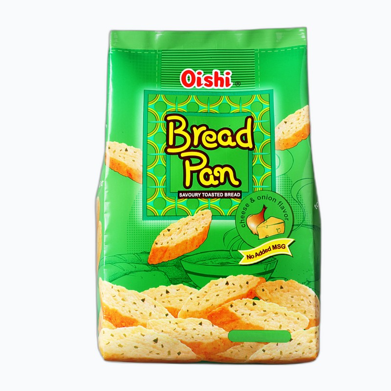 OISHI BREAD PAN SAVOURY TOASTED CHEESE&ONION 42G