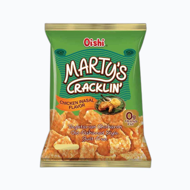 OISHI MARTY CRACKLING CHICKEN INASAL CHICHARON 90G