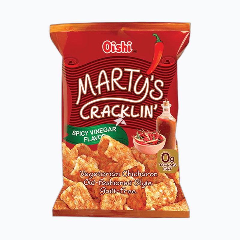 OISHI MARTY SPICY VINEGAR CHICHARON 90G