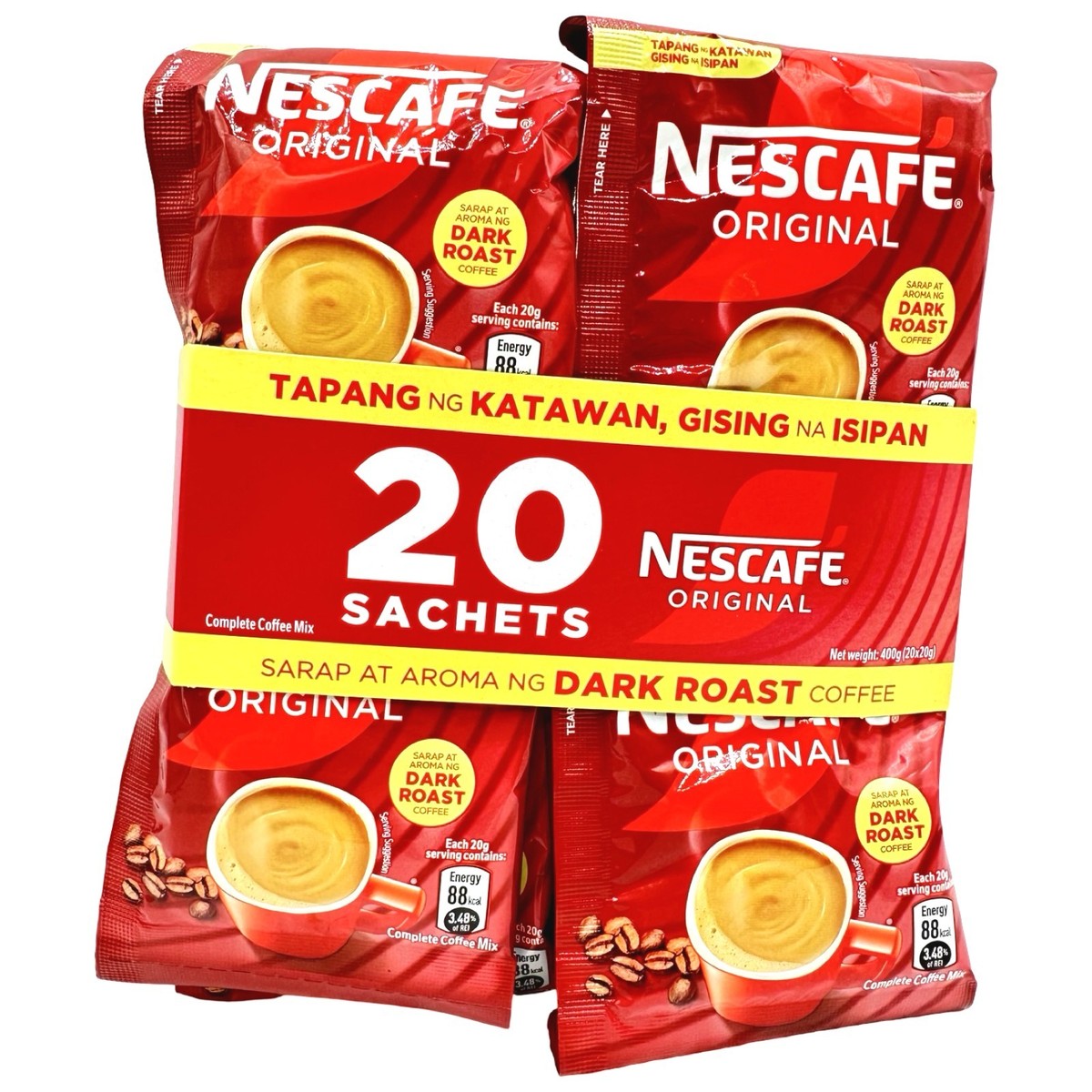 NESCAFE ORIGINAL 400G /20 SACHETS