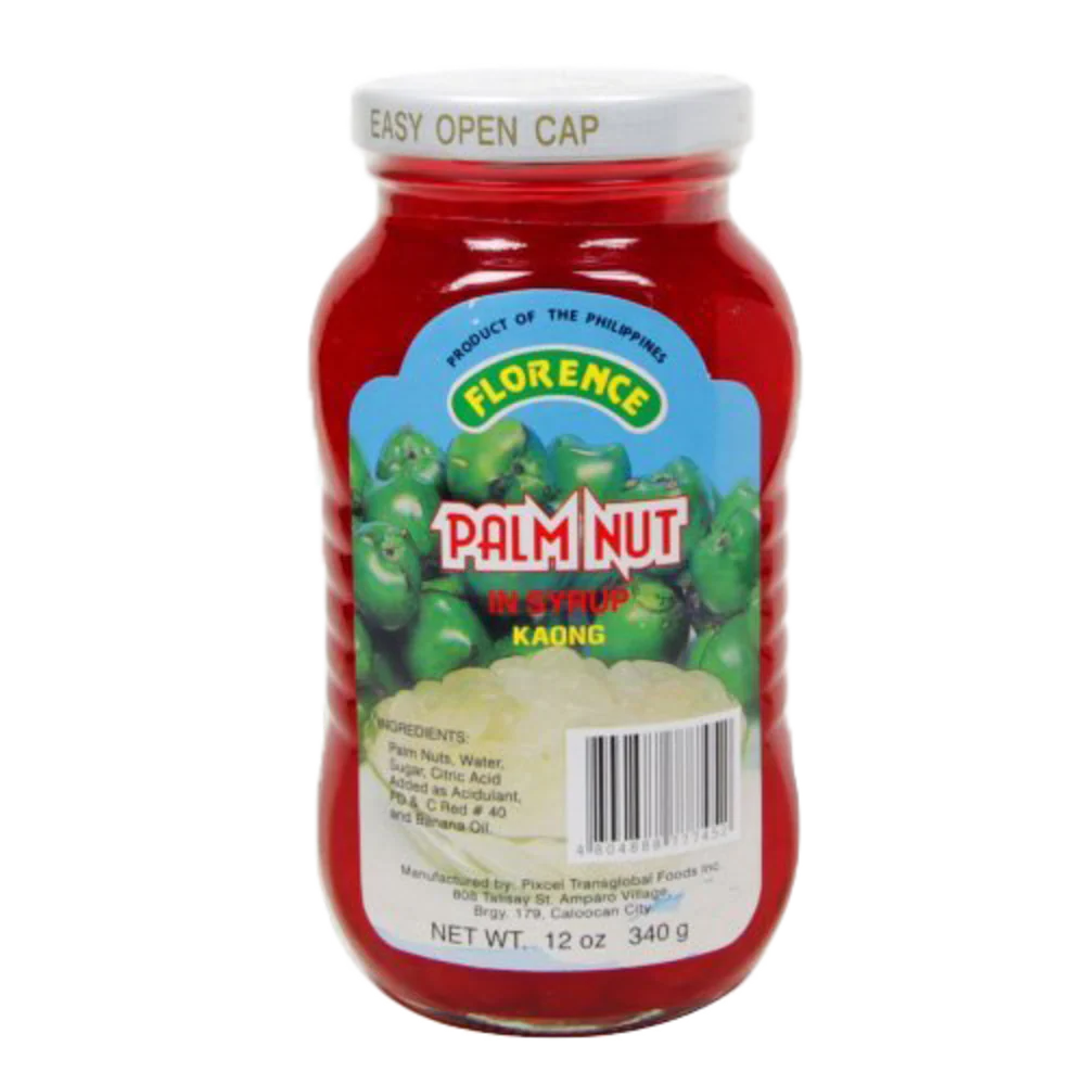 FLORENCE PALM NUT IN SYRUP KAONG  red 340G