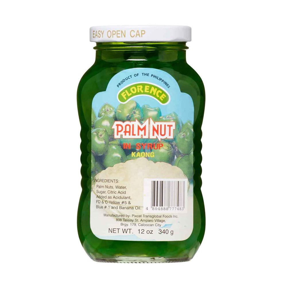 FLORENCE PALM NUT IN SYRUP KAONG  green 340G