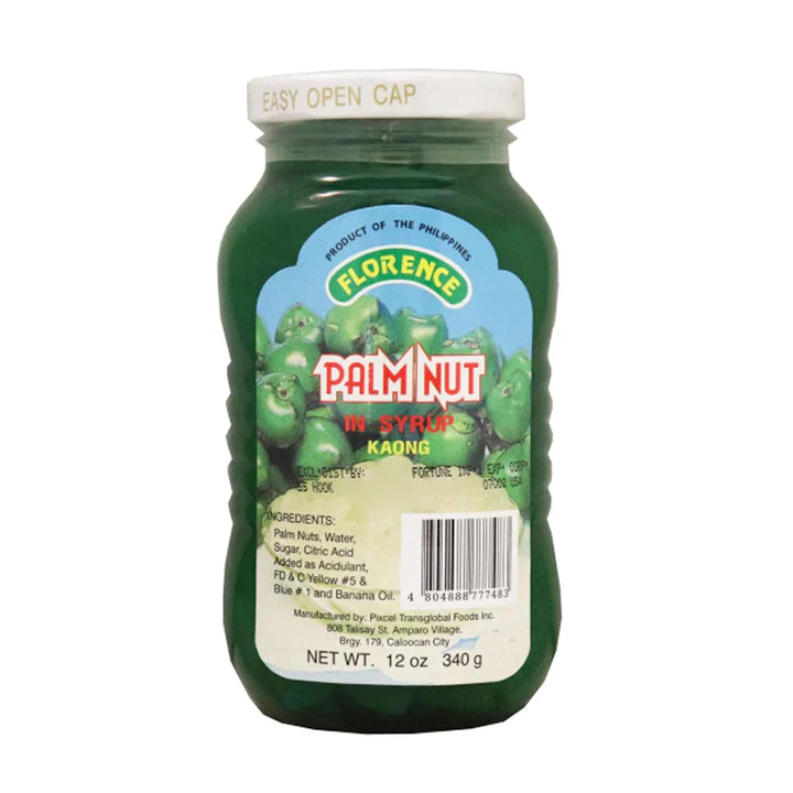 FLORENCE PALM NUT IN SYRUP KAONG  green 340G