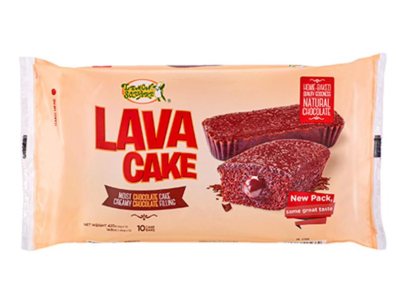 LEMON SQUARE LAVA CAKE CHOCO 400G