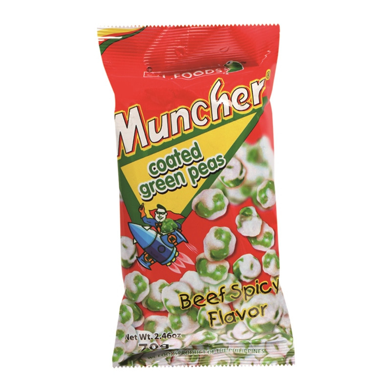 W.L. MUNCHER COASTED PEA SPICY 70G
