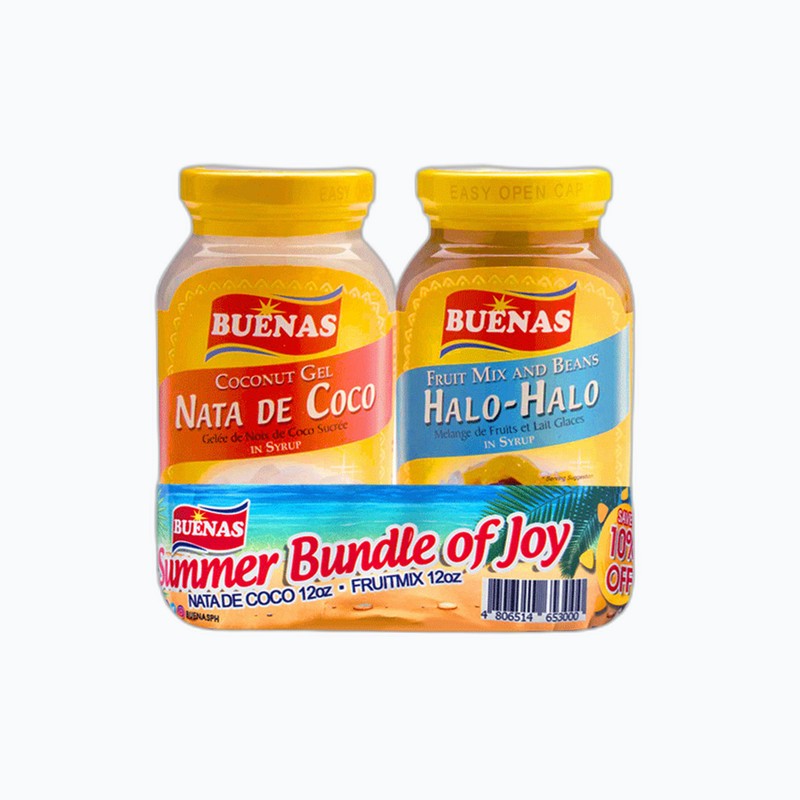 Buenas水果混合豆 夏日套装 340gX2