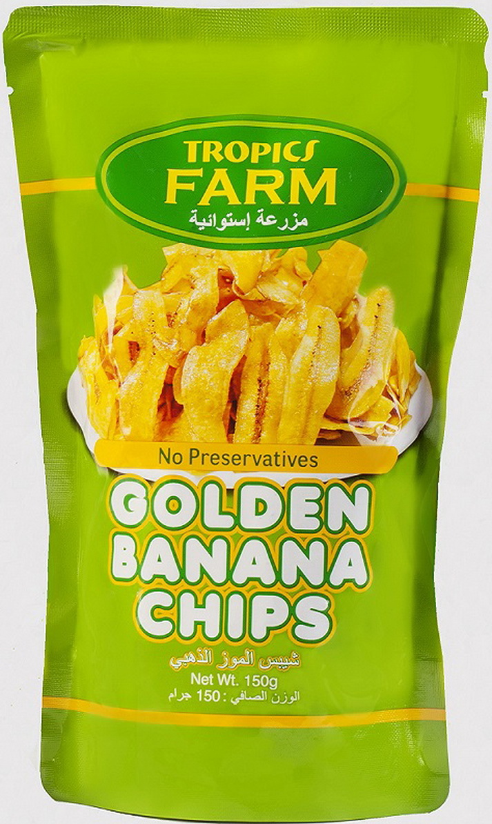 TROPICS BANANA CHIPS 150G