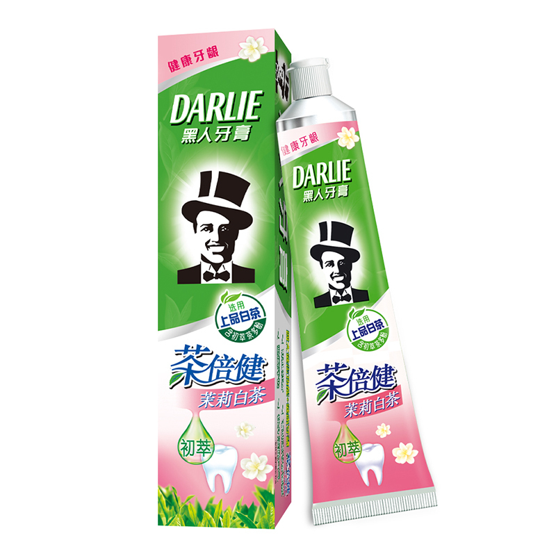黑人牙膏-茉莉白茶香 90g