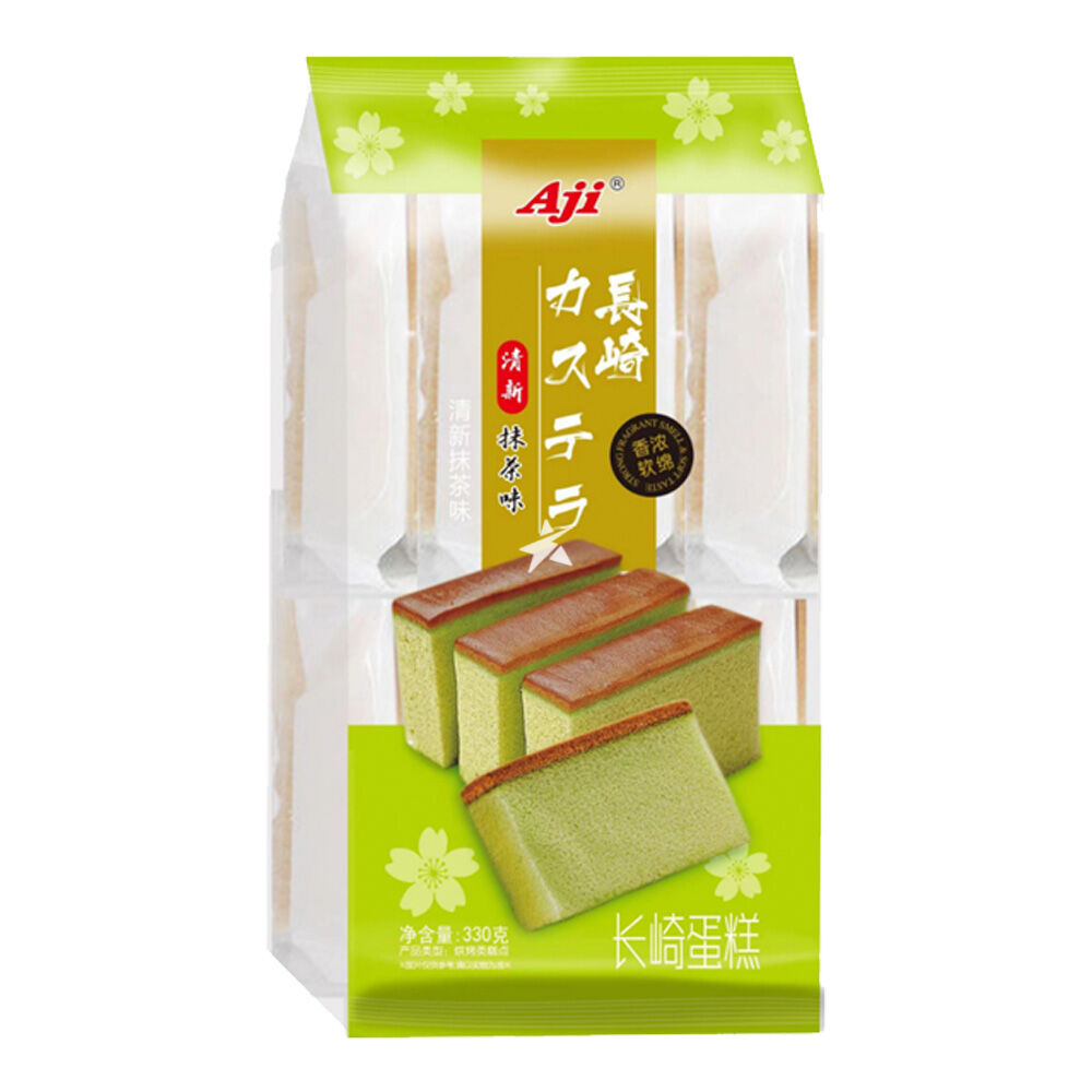 AJI MATCHA CASTELLA CAKE 330G