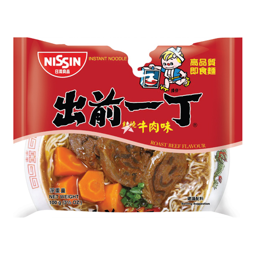 NISSIN ROAST BEEF NOODLE 100G