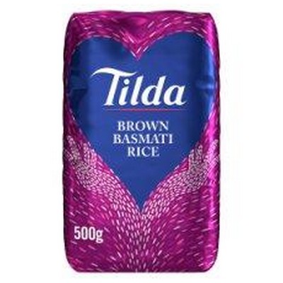 TILDA W/GRAIN BASMATI RICE GF 500G