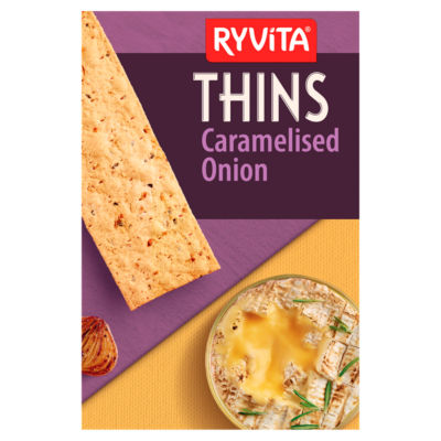 RYVITA THINS CARAMELISED  ONIONS 125G