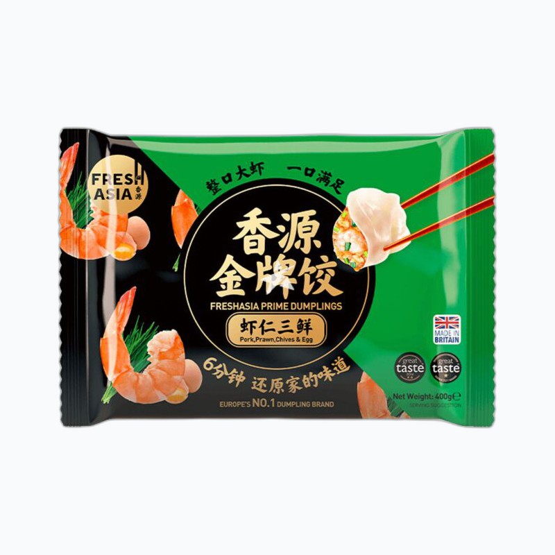 香源水饺-虾仁三鲜 400g