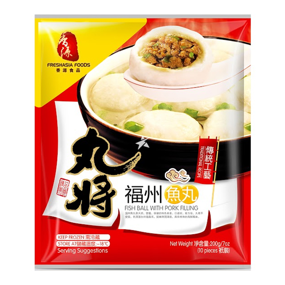 WJ FISH BALL WITH PORK FILLING 200G
