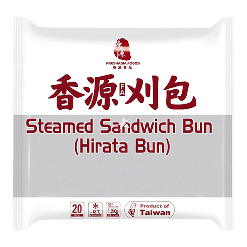 FRESHASIA HIRATA BUN STEAMED SANDWICH BUNG 1.2KG HYB