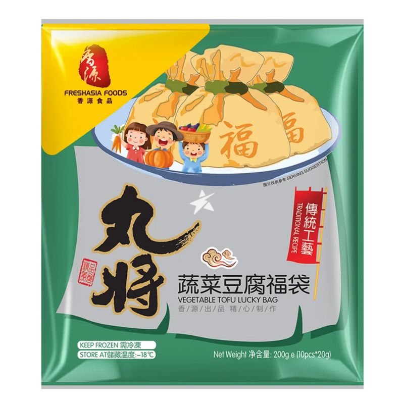 XY VEGETABLE TOFU LUCKY BAG 200G