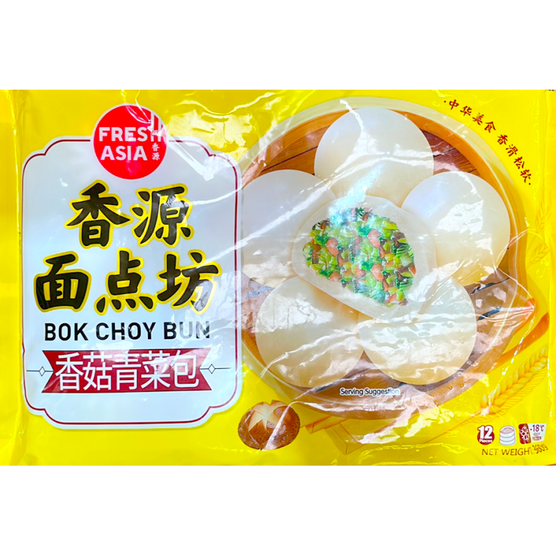 香源面点坊-香菇青菜包 356g