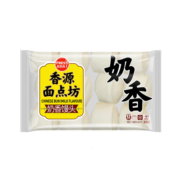 FRESHASIA CHINESE BUN MILK FLAVOUR 300G