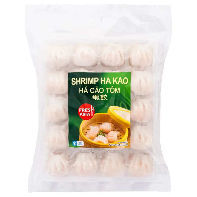 FRESASIA FROZEN STEAMED DUMPLING FILLED WITH SHRIMP 500G