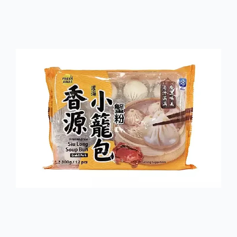 FRESHASIA SIU LONG SOUP BUN CRAB&PORK 300G