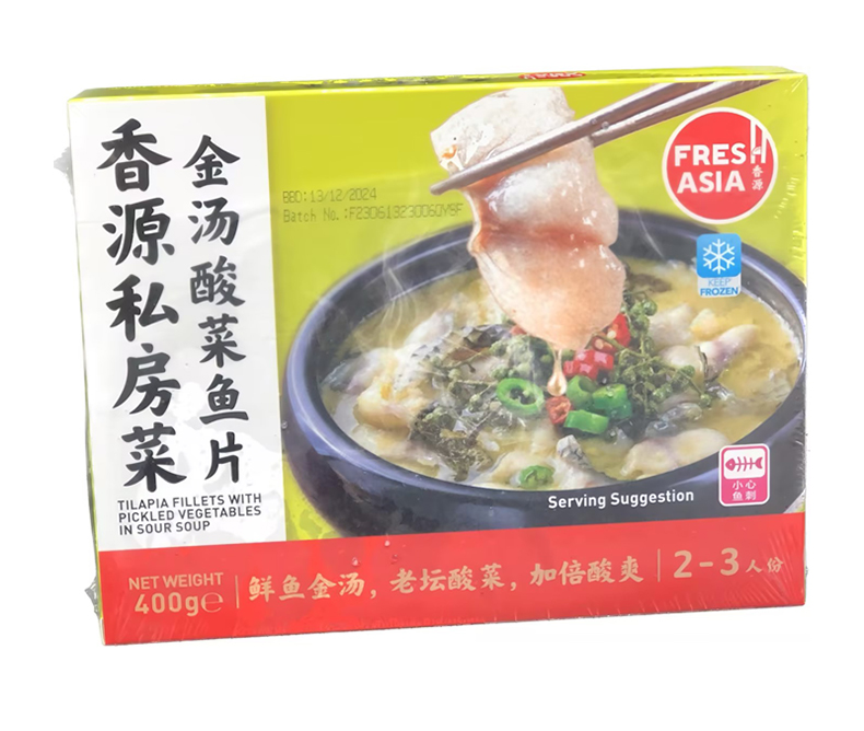 XY TILAPIA   FILLET WITH PICKLED VEG IN SOUR SOUP 400G