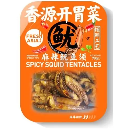 FRESHASIA SPICY SQUID TENTACLES 70G KWC