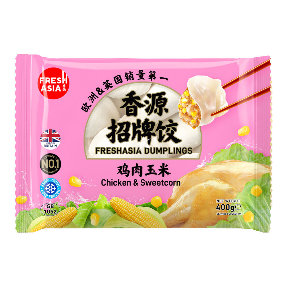 FRESHASIA CHICKEN&SWEETCORN DUMPLING 400G