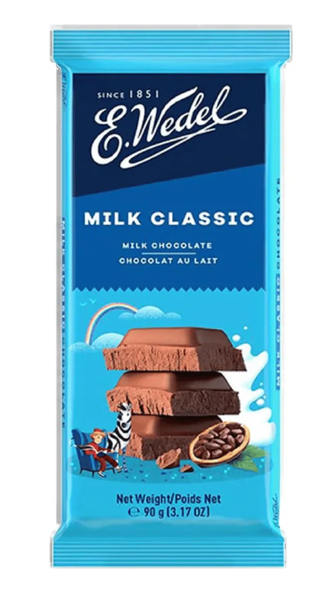 E.WEDEL CLASSIC MILK CHOCOLATE 90G