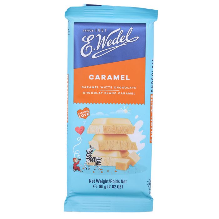 E.WEDEL WHITE CARAMEL CHOCOLATE 80G