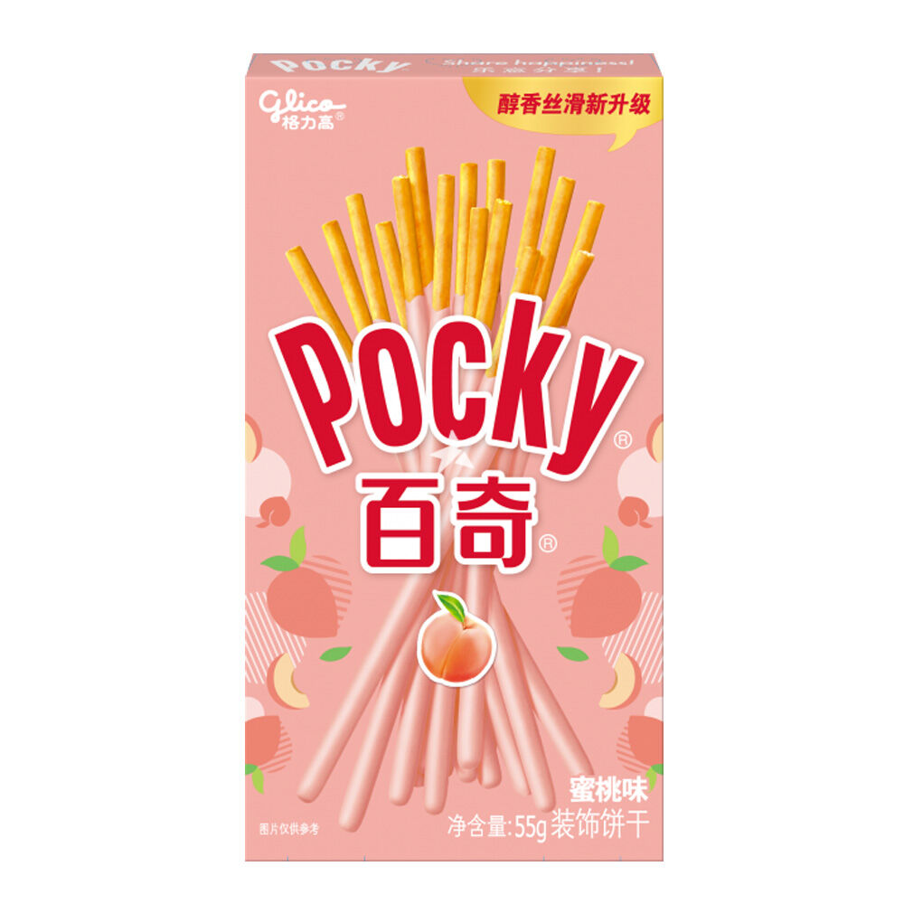POCKY PEACH STICK 55G