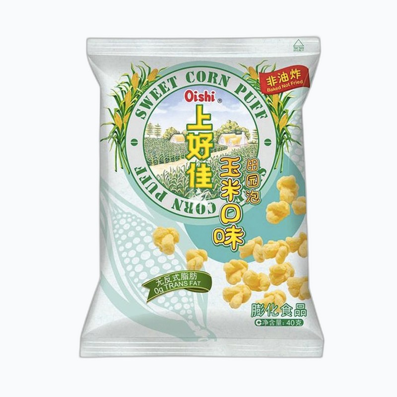 OISHI SWEET CORN POPS 40G