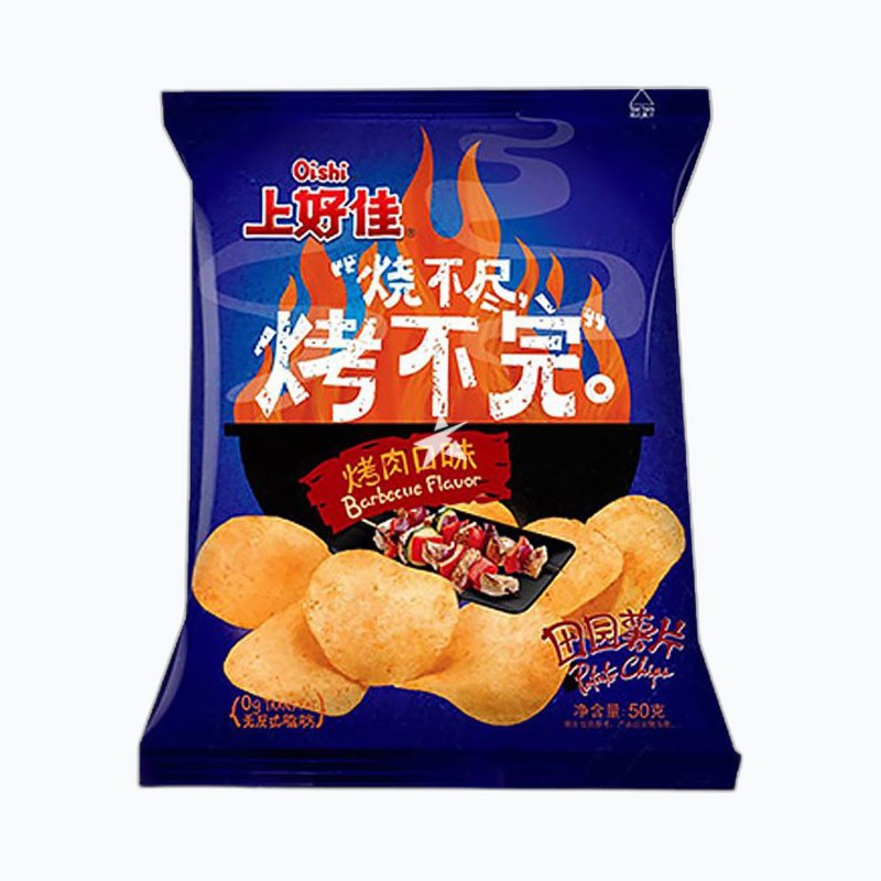 OISHI BBQ CHIPS 50G
