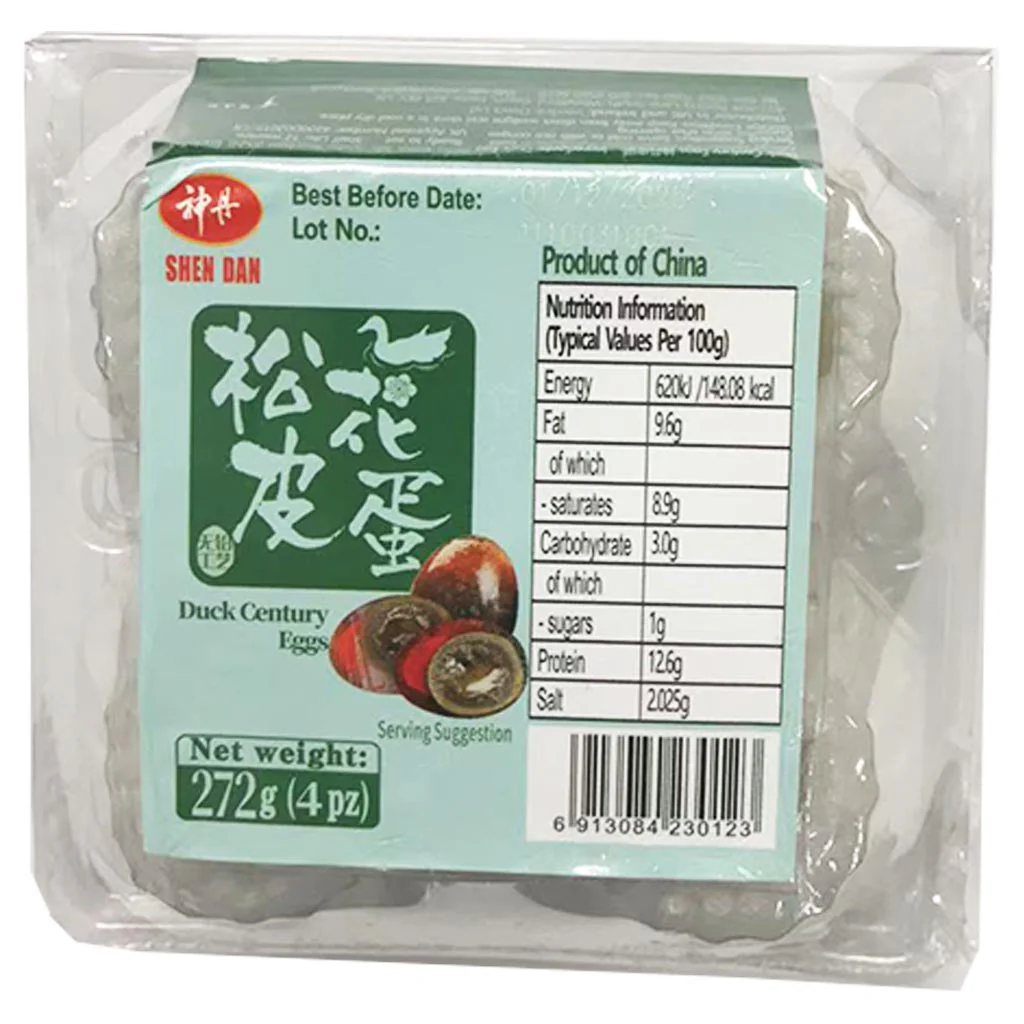 SD PRESERVED DUCK EGG 272G/4PC