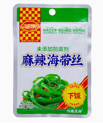 CN SLICED KELP SICHUAN SPICY 63G