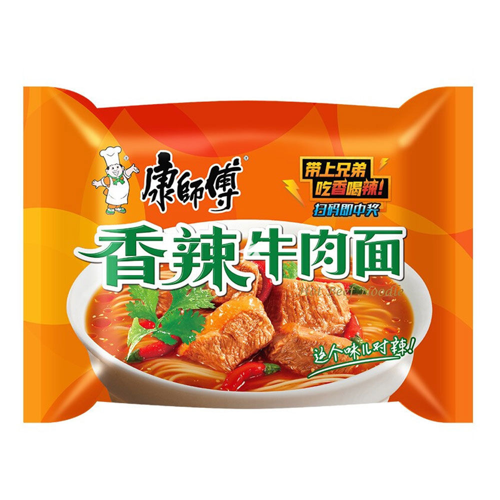 康师傅香辣牛肉面 100g