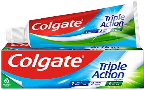 COLGATE T/PASTE TRIPLE ACTION 100ML H