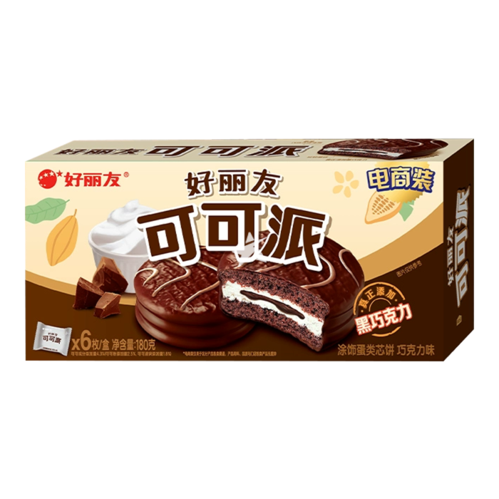 好丽友可可派 180g