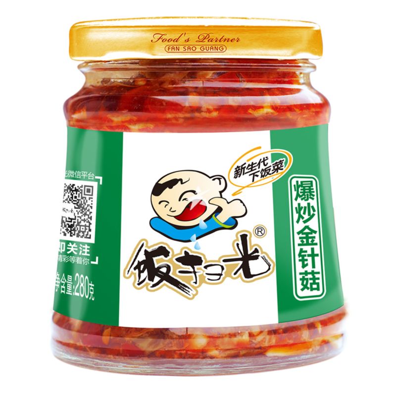 饭扫光-爆炒金针菇 280g