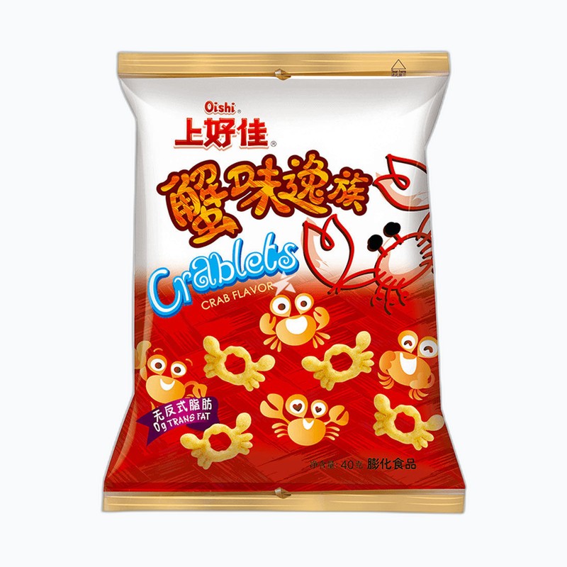 OISHI CRABLETS CRAB FLAVOR