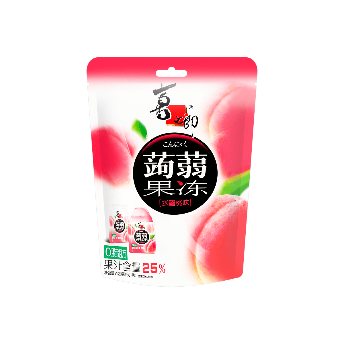 KONJAC JELLY PEACH FLV 120G