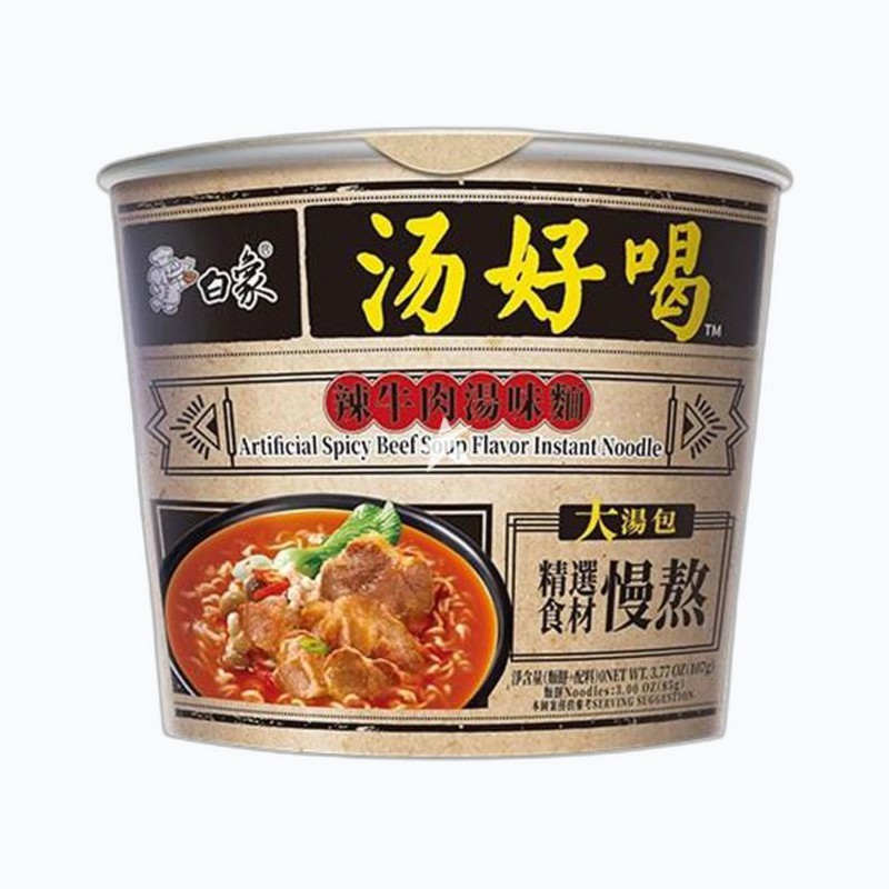 白象汤好喝辣牛肉汤桶面 107g
