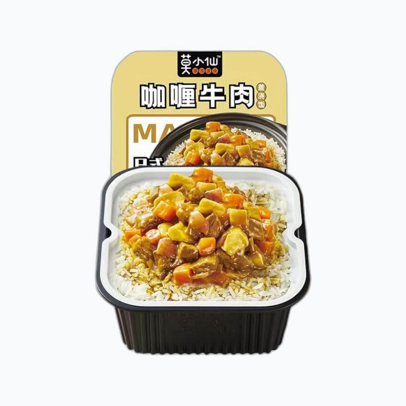 莫小仙自热米饭-咖喱牛肉