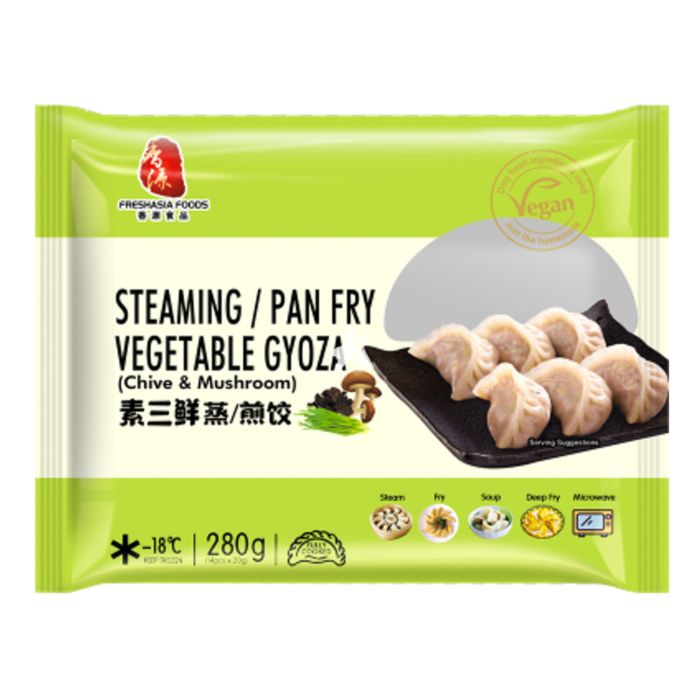 FRESHASIA STEAM FRY VEGATABLE GYOZA 280G