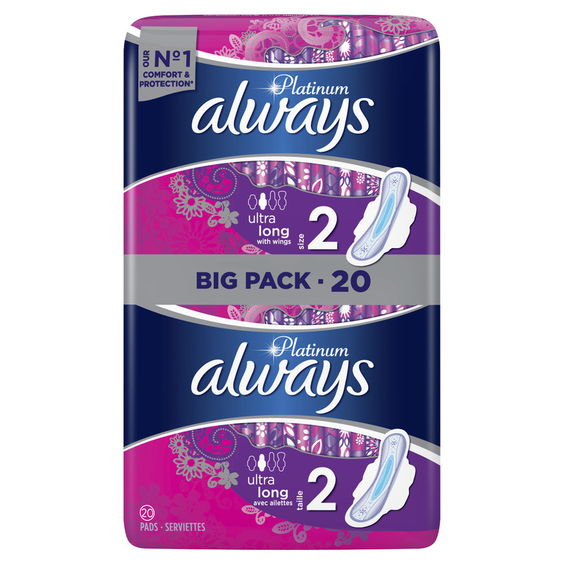 Always白金超长卫生巾