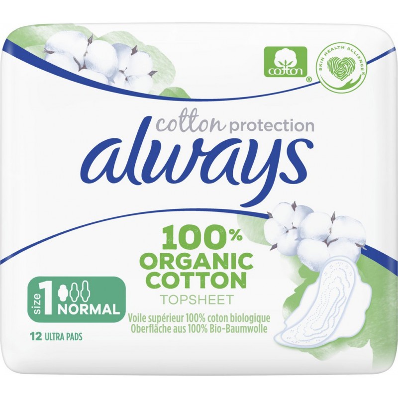 Always有机棉普通型卫生巾