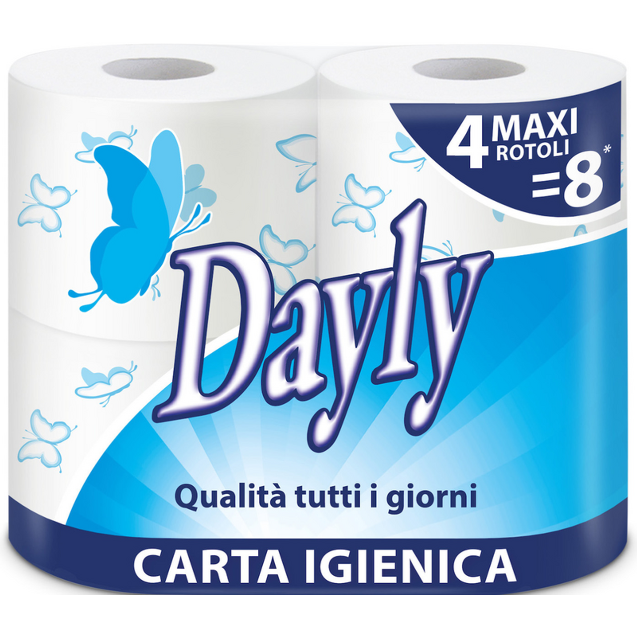 DAYLY TOILET PAPER MAXI 4 ROLLS
